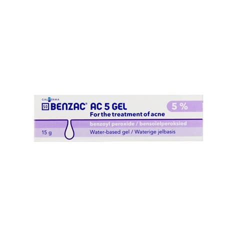 Benzac Ac 5 Gel 15g Your Online Pharmacy