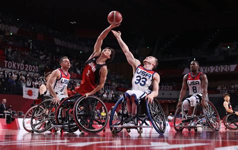 Wheelchair Basketball Us Edges Japan In Thriller To Defend Mens
