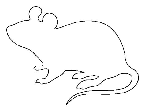 Printable Mouse Template