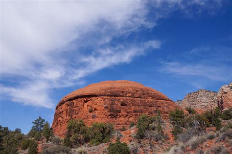 This Huge Boulder In Sedona Has An Unusually Round Top R