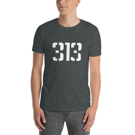 313 Detroit Short Sleeve Unisex T Shirt Etsy