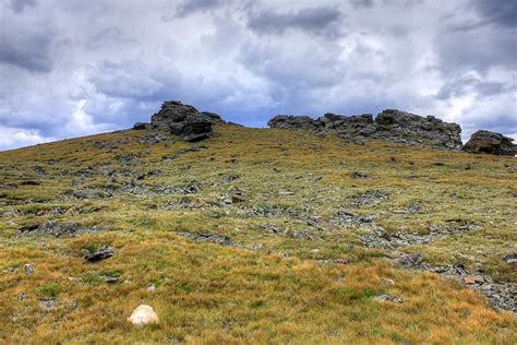 Clouds Over The Tundra Rocks At Rocky Mountains National Park Colorado