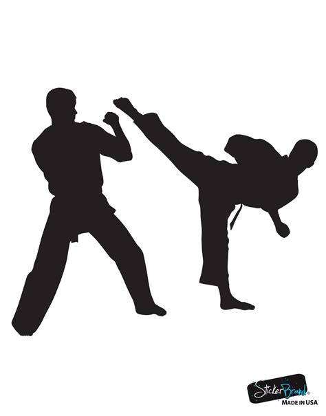 Stickerbrand Wall Decal Sticker Karate Martial Arts 5ft Tall Includes