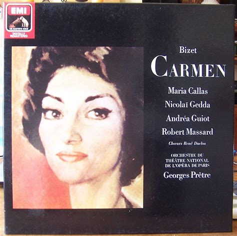 Bizet Carmen Maria Callas Vinyl Lp Boxed Set Music