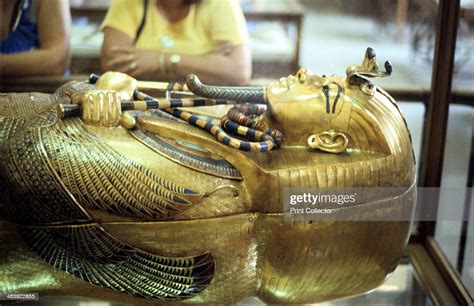 Gold Sarcophagus Of King Tutankamun 18th Dynasty Ancient Egypt