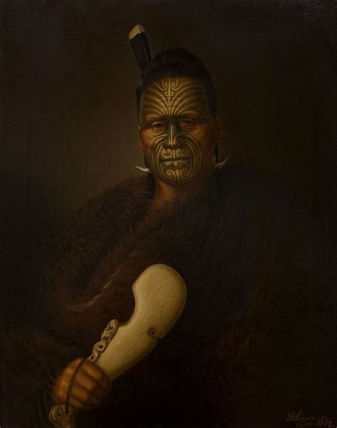 Портреты племени маори Удивительные картины маслом 19 века Маори
