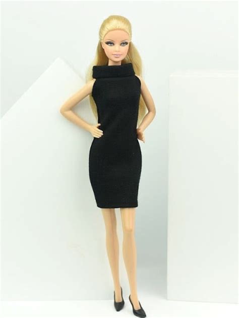 barbie clothes 4 barbie black dress little black dress 4 etsy