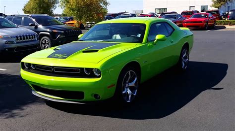 Exterior Of 2015 Challenger Rt Sublime Green Youtube