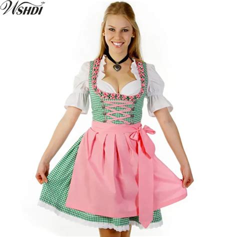 Frauen Sexy Bavaria Oktoberfest Kostüm Deutschland Dirndl Bier Mädchen