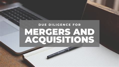 Due Diligence For Merger And Acquisition Youtube