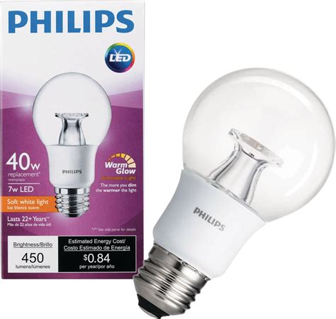 Buy Philips Warm Glow A19 Medium Dimmable LED Light Bulb