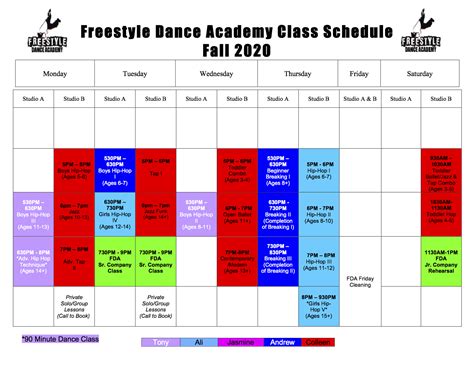 2020 Dance Classes For Bucks County At Freestyle Dance Academy