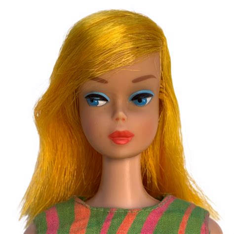 Vintage Color Magic Barbie Doll First Issue Blonde Scarlet Flame Stripes Away Ebay In 2021