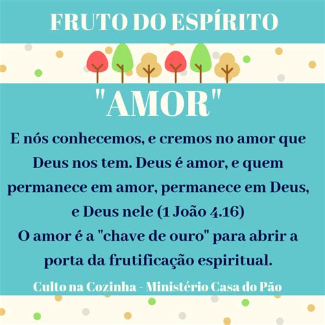 Fruto Do Espirito Amor