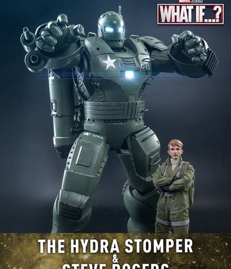 Confira Agora O Hot Toys Do Steve Rogers E Do Hydra Stomper De What If