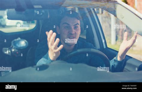 Frustrated Driver Traffic Jam Hi Res Stock Photography And Images Alamy