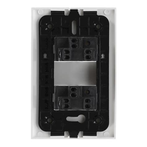 PLACA CON INTERRUPTOR DOBLE DE 3 VÍAS BLANCO LEVITON The Home Depot