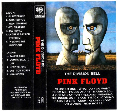 pink floyd the division bell 1994 cassette discogs