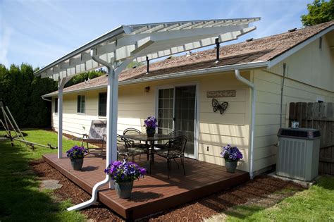 Drill holes and attach the curtain rod hardware to the top of your porch overhang or screen enclosure. Building a Patio Shade - Extreme How To