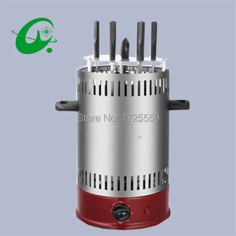 5 8persons Auto Rotating Electric Househould Grill Barbecue Smokeless