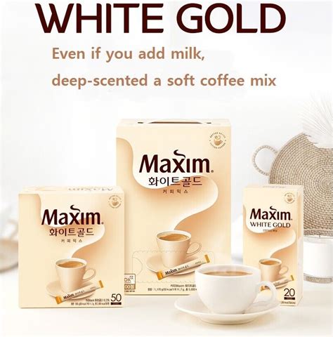 Maxim White Gold Coffee Mix 100t Korean Favorite Coffee