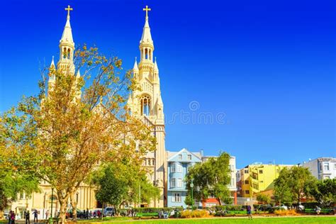 Saints Peter And Paul Church In San Francisco Editorial Stock Photo