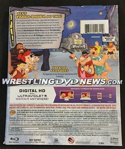 The Flintstones And Wwe Stone Age Smackdown Blu Ray D