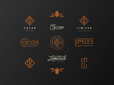 Cacao Review Elements Ii 2x Chocolate Logo Logo Design Inspiration