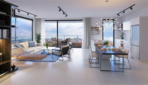 Sea View Penthouse Apartment Interior Design On Behance