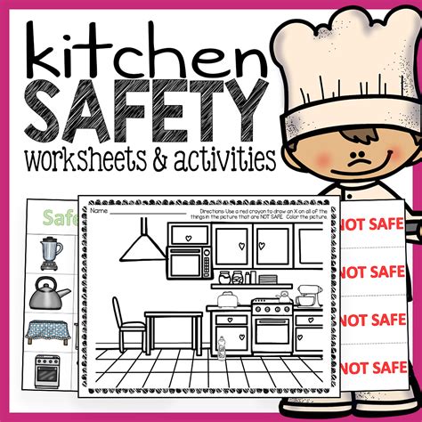 #food #safety #kitchen #basics basics for handling kitchen equipment safelybrp classfirstletterour page has been carefully produce for you scroll down for more different safely potent. Kitchen Safety Worksheets and Activities Pack - The Super ...
