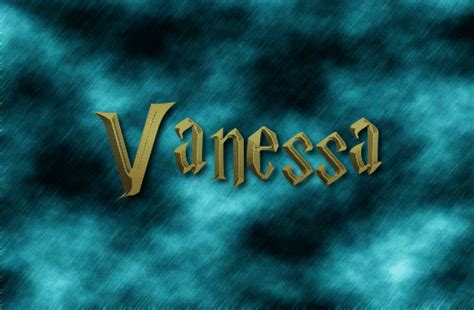 Vanessa Logo Herramienta De Diseño De Nombres Gratis De Flaming Text