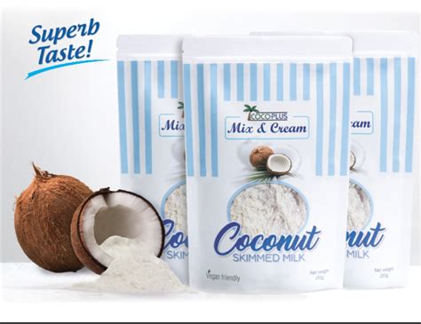 Skimmed Coconut Milk Rich In Cocoplus Coco Organic