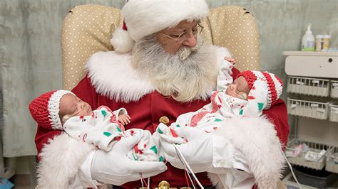 Santa Claus Visits The Tiniest Of Patients At Integris Childrens