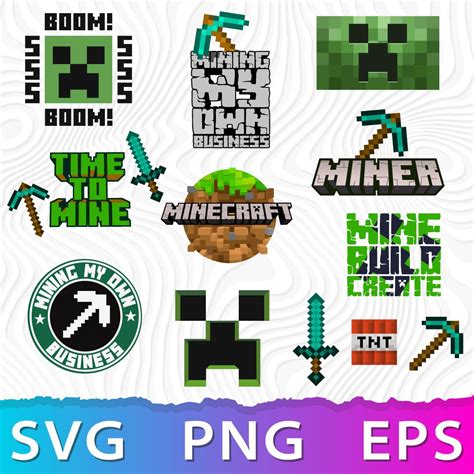 The Logos For Minecraft And Other Video Games Are Shown In This Graphic