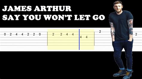 James Arthur Say You Won T Let Go Easy Guitar Tabs Tutorial YouTube