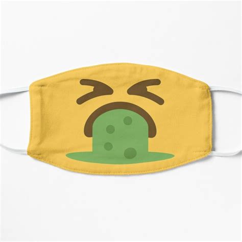 Emoji Face Vomiting Throwing Up Costume T Mask By Mkmemo1111