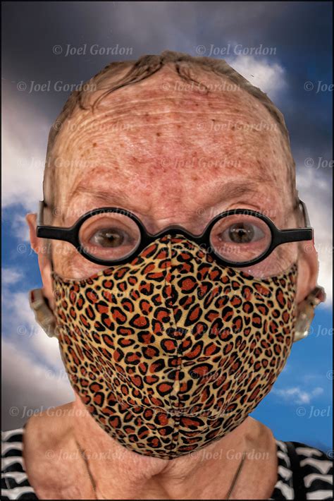 Face Mask Portrait Joel Gordon Photography