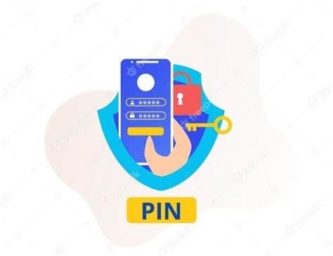 Security Pin Or Personal Identification Number Password Smartphone And