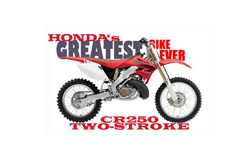 Find the right 2020 honda dirt bike for your next adventure. DIrt Bike Magazine | HONDA'S GREATEST BIKE: THE CR250R TWO ...
