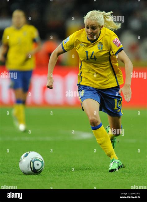 Swedens Josefine Oqvist In Action During The Semi Final Soccer Match Of The Fifa Womens World