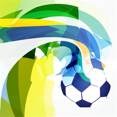 Free Vector Abstract Soccer Design