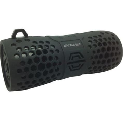 Sylvania Sp353 Waterproof Rugged Portable Bluetooth Speaker Black For