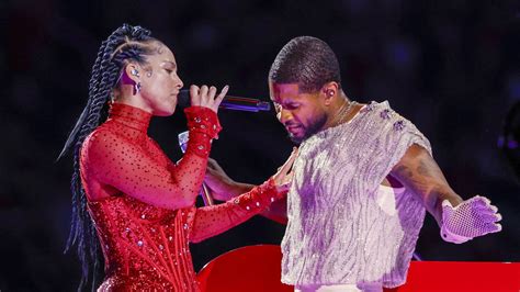Usher And Alicia Keys Put On A Show At The Super Bowl FRESH LIFE
