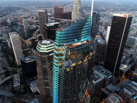 A New Skyscraper For Los Angeles Wilshire Grand Makes Its Debut La Times