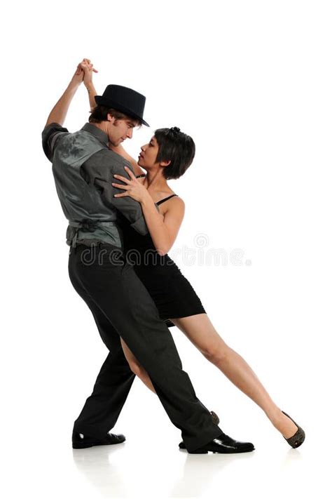 Couple Dancing Tango Isolated On A White Background Affiliate Tango Dancing Couple