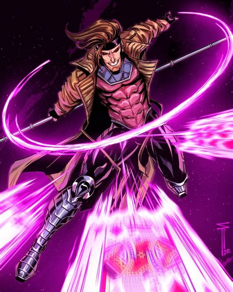 Gambit Serg Acuña Gambit Marvel Marvel Comics Art Xmen Comics