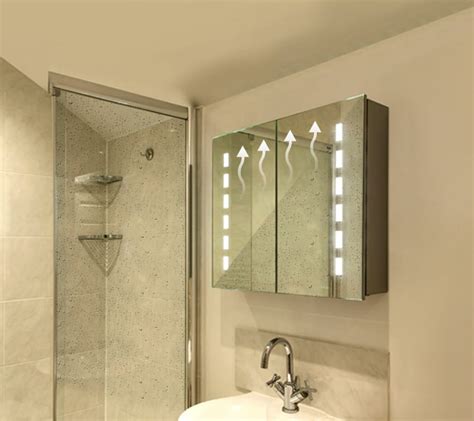 Heated Bathroom Mirror Cabinet Rispa