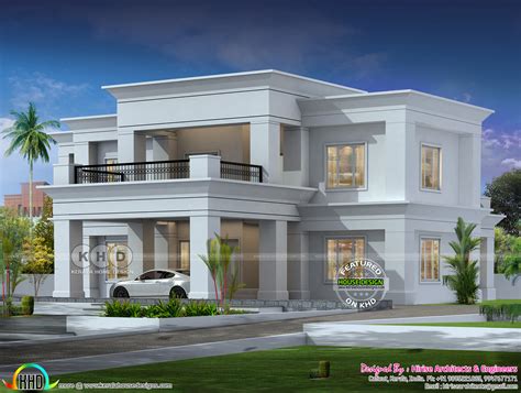 Flat Roof House Design By Sachin K Kerala Home Design Vrogue Co