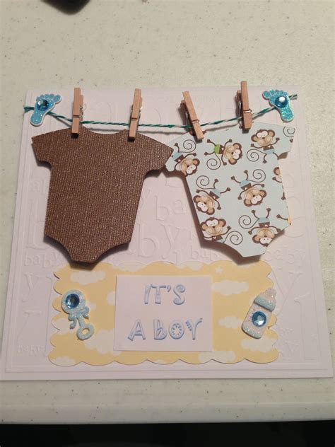 Cute Card I Made For A Baby Shower Using Cricut Craft Room Cricut
