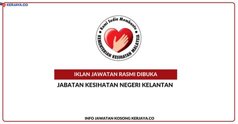 Logo Jabatan Kesihatan Negeri Kelantan Laman Web Rasmi Jabatan